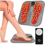 Massage pieds, masseur pieds electrique 8 modes et 19 intensit�s, masseur de pieds �lectrique pliable ...