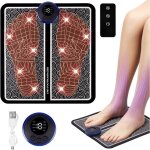 Massage des pieds, tapis masseur plantaire electrique de massage 8 modes et 19 intensit�s avec usb t�l�command ...