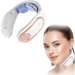 Masseur cervical, 3 niveau chauffage � temp�rature constante massage cou portable 4 modes de massage ...