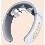 Masseur cervical, 6 t�tes massage cou portable avec th�rapie thermique � 42�c, 6 modes de d'impulsion ...