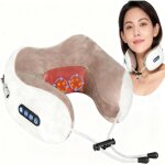 Masseur cervical et cou, appareil massage de cervicales, masseur �lectrique oreiller de nuque sans fil ...