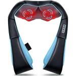 Masseur cervical, masseurs lectriques avec 8 n?uds rouleaux de massage en 3d - rotation vitesse rglable, ...