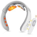 Masseur cervical � impulsions �lectriques chauffant - portable avec gel pads - cadeau pour hommes et ...