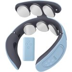 Masseur de colonne cervicale � 6 t�tes, avec 4 modes de massage et 15 niveaux d'intensit�, masseur �lectrique ...