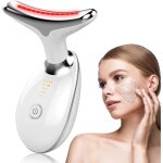 [jamais utilis�] masseur �lectrique pour le visage, appareil de beaut� pour le visage et le cou, vibration ...