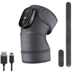 Masseur de genoux, massage genoux 3 in 1 genouill�re chauffante sans fil fonction de vibrations appareil ...