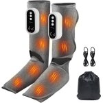 Masseur de jambes 2 packs bottes pressoth�rapie jambes avec 3 modes massage jambes circulation avec minuterie ...