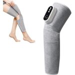 Masseur de jambes, masseur de jambes sans fil de pressoth�rapie avec 3 modes, intensit�, chauffage du ...