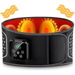 Masseur lombaire chauffant sans fil coussin lombaire, massage vibrant masseur lombaire, masseur chauffant ...