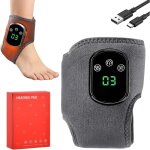 Masseur pieds 3 en 1, massage pieds �lectrique chauffant, 3 modes de vibration et 5 niveaux de chauffe, ...