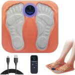 Masseur de pieds �lectrique, masseur de pieds usb, coussin de massage des pieds ems avec 6 modes et 15 ...
