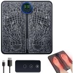 Masseur plantaire - masseur plantaire , masseur de pieds �lectrique, 8 modes et 19 intensit�s, pour la ...