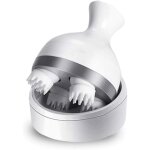 Masseur de t�te de chat - en silicone souple - massage doux - chargement usb - appareil de massage �lectrique ...