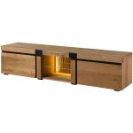 Massivmoebel24 - meuble tv chêne sauvage 220x48x50 naturel huilé rotterdam 122 Massivmoebel24 - meuble tv chêne sauvage 220x48x50 naturel huilé rotterdam 122