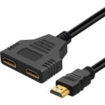 Master cables c�ble r�partiteur hdmi 1080p m�le vers double femelle 1 � 2 voies c�ble adaptateur pour ...