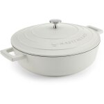 Masterclass casserole profonde poco avec couvercle, 4 l / 28 cm, fonte d'aluminium lgre, convient pour ...