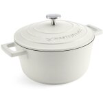 Masterclass petite cocotte avec couvercle 2, 5l / 20 cm, en fonte d'aluminium lgre, adapte au four ...