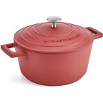 Masterclass petite cocotte avec couvercle 2, 5l / 20 cm, en fonte d'aluminium lgre, adapte au four ...