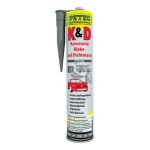 Mastic colle pour carrosserie , gris, 310ml (par 6) Mastic colle pour carrosserie , gris, 310ml (par 6)