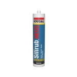 Mastic silicone silirub neo5 pour fa�ades et vitrage - 300 ml - ton pierre gris soudal