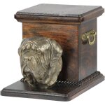 Mastiff anglais, mastiff - une urne pour les cendres de chien avec une statuette, une urne élégante pour ... Mastiff anglais, mastiff - une urne pour les cendres de chien avec une statuette, une urne élégante pour ...