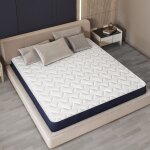 Matelas 120 x 190 en waterfoam hypoallerg�nique hauteur 12 cm rembourrage en ouate et rev�tement en tissu ...