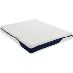 Matelas 140 x 190 cm mousse hd 7 zones et accueil gel � m�moire de forme d�houssable �p. 22cm - fagani ...