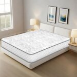 Matelas 140x190 cm, tr�s �pais 25 cm - hybride, mousse � m�moire de forme + ressorts ensach�s - confortable ...