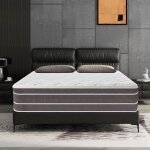 Yidatong - matelas 140x190 cm, �paisseur 25 cm. matelas � ressorts ensach�s, respirant, dissipation de ...
