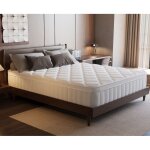 Matelas 140x190 cm � m�moire de forme ? �paisseur 25 cm ? confort ferme et optimal ? 7 zones de soutien ...