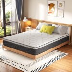 Matelas 140x190cm �paisseur 25 cm dewinner, matelas de lit d'adulte, matelas � ressorts ensach�s et � ...