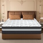 Matelas 140x200 cm, épaisseur 30 cm, hybride : latex rafraîchissant et rafraîchissant, ressorts ensachés, ... Matelas 140x200 cm, épaisseur 30 cm, hybride : latex rafraîchissant et rafraîchissant, ressorts ensachés, ...