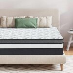 Matelas 140x200 cm - luxe - �paisseur 30cm - matelas - hybrid : mousse � m�moire de forme + bleu latex ...