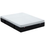 Matelas 160 x 200 cm hybride anti - feu ressorts ensach�s 9 zones accueil m�moire de forme et latex �p. ...