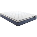 Matelas 160 x 200 cm ressorts ensach�s 7 zones et gel � m�moire de forme �p. 23cm - varno de ysm�e