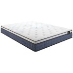 Matelas 160 x 200 cm ressorts ensach�s 7 zones et gel � m�moire de forme �p. 23cm - varno de ysm�e
