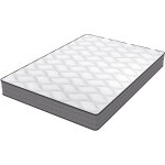 Matelas 160x200 cm h3, 7 zones, ressorts 1000 / 2 m�, 20 cm, mousse haute densit�, housse lyocell blanc ...