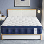 Matelas 160x200 cm - m�moire de forme + ressorts ensach�s - �paisseur 30 cm - havenlyhome - soutien personnali ...