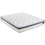 Matelas 180 x 200 cm hybride ressorts ensach�s 7 zones m�moire de forme et latex �p. 25cm - malao de ...