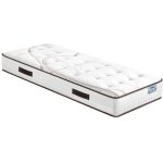 Ebac literie - matelas 80x200 moorea - mousse - hauteur 25 cm - soutien ferme et progressif