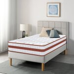 Matelas 90x190 cm - �p 26 cm - mousse a m�moire de forme adaptabilit� optimale - ressorts ensach�s ind�pendant ...