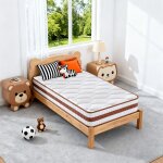 Matelas 90x190 cm, �paisseur 26 cm matelas hybride en mousse � m�moire de forme � ressorts ensach�s, ...