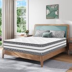 Matelas 90x200 cm, �paisseur 24 cm, combinaison de ressorts ensach�s ind�pendants et de mousse � m�moire ...