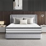 Matelas 90x200 cm, Épaisseur 26 cm. latex mixte et ressorts ensachés indépendants, 7 zones, hypoallergénique, ... Matelas 90x200 cm, Épaisseur 26 cm. latex mixte et ressorts ensachés indépendants, 7 zones, hypoallergénique, ...