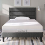 Matelas 90x200 cm mousse froide, �paisseur 20 cm avec poign�es et housse lavable matelass� fibre climatique, ...