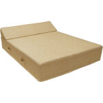 Matelas de bain de soleil xxl pour ext�rieur formentera naturel 140x180 cm