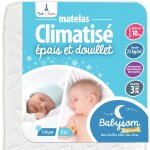 Matelas bb / enfant climatis - 80x160 cm rversible : face t / face hiver lit cabane paisseur 10 ...