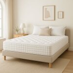 Matelas belle - ile 29cm ? ressorts ensach�s & mousse tri - hybride ? accueil ultra - moelleux ? livr� ...