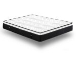 Matelas black diamond : mousse  mmoire de forme et ressorts ensachs - 24 cm - 90x190 cm