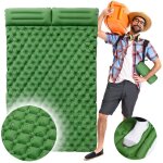 Matelas double avec pompe  eau, tapis de plage pour dormir, impermable avec appui - tte